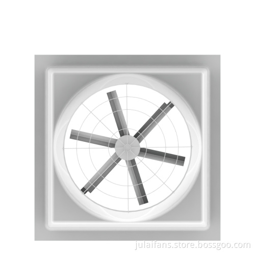 Negative pressure fan for large-scale industrial aquaculture